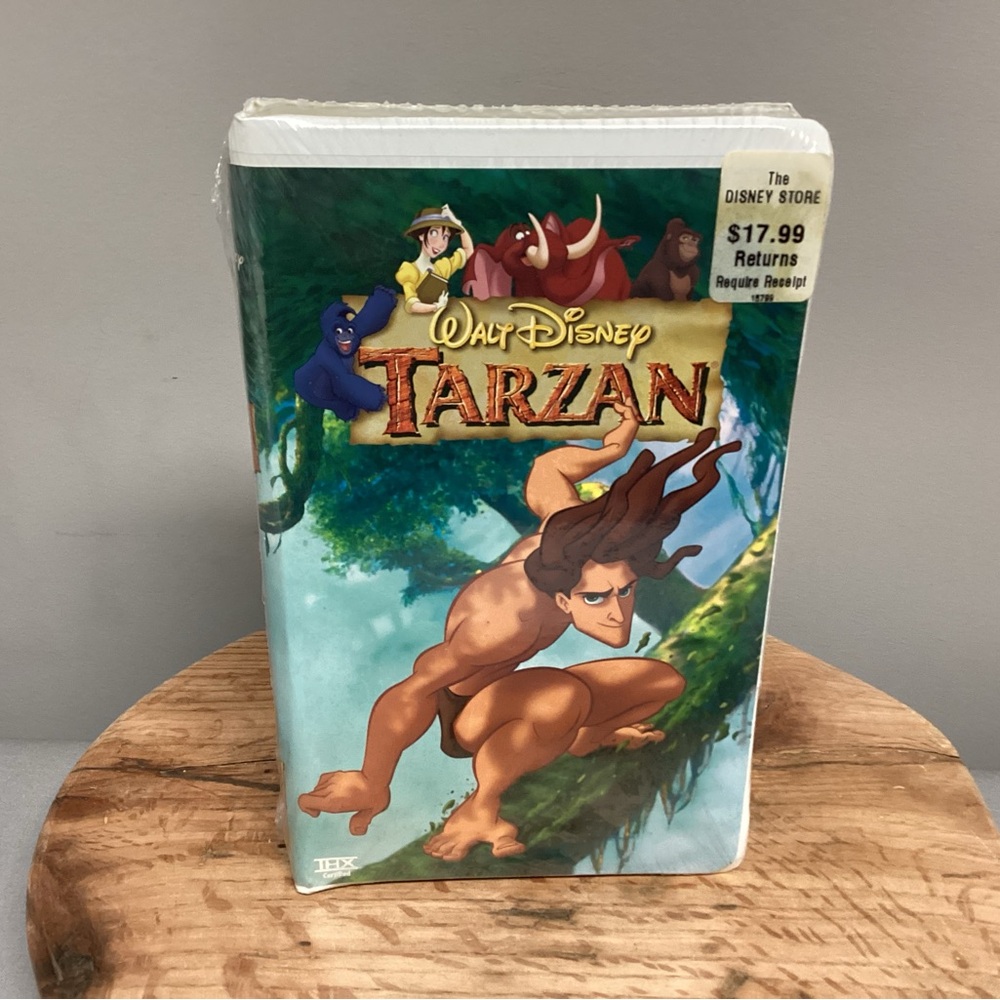 🟢 Walt Disney - Sealed / New - Tarzan - Vintage - Collectible - VHS Tape Version